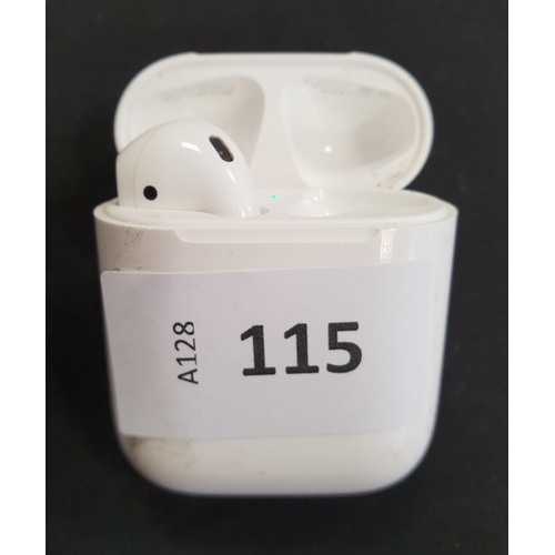 115 - SINGLE APPLE AIRPOD 2ND GENERATION
in Lightning charging case