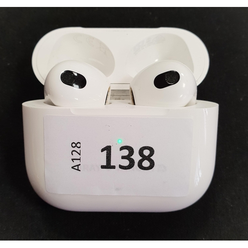 138 - PAIR OF APPLE AIRPODS 3RD GENERATION
in MagSafe charging case