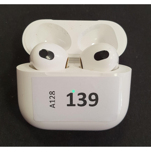 139 - PAIR OF APPLE AIRPODS 3RD GENERATION
in MagSafe charging case