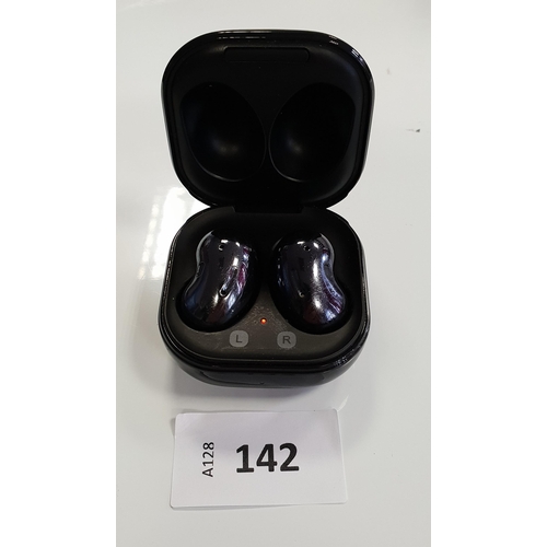 142 - PAIR OF SAMSUNG EARBUDS
in charging case, model SM-R180