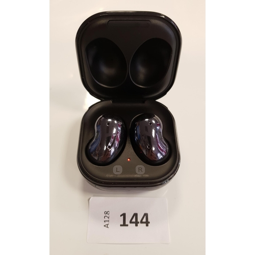 144 - PAIR OF SAMSUNG EARBUDS
in charging case, model SM-R180