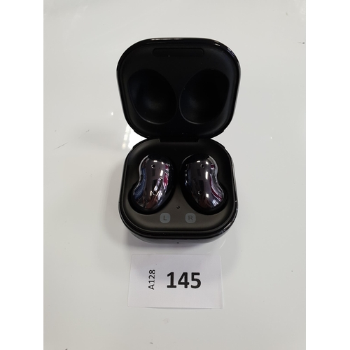 145 - PAIR OF SAMSUNG EARBUDS
in charging case, model SM-R180