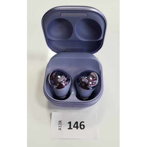 146 - PAIR OF SAMSUNG EARBUDS
in charging case, model SM-R190