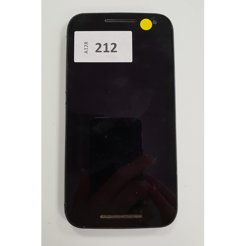 212 - MOTOROLA MOTO G 
model ZY223BCZ4P; IMEI 358208070315806; NOT Google Account Locked.
Note: It is the ... 