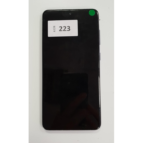 223 - SAMSUNG GALAXY S21
model SM-G990B; IMEI 353718686182809; Google Account Locked.
Note: scratches to f... 