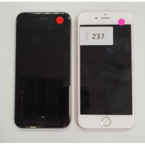 237 - TWO APPLE IPHONE 6S PHONES
IMEI 353225102680317 and 355415079810728. both Apple Account locked. One ... 