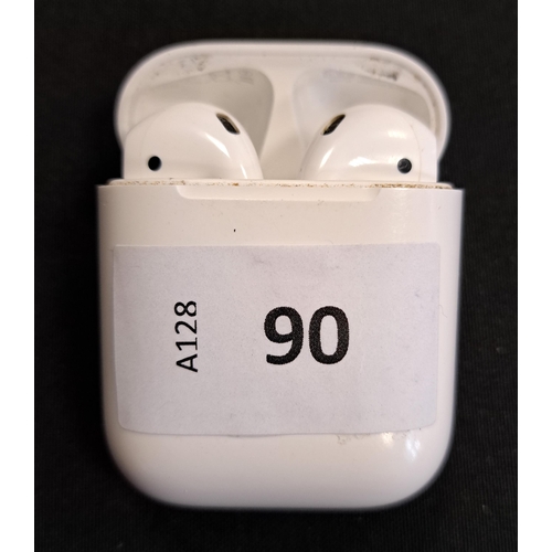 90 - PAIR OF APPLE AIRPODS 2ND GENERATION
in Lightning charging case