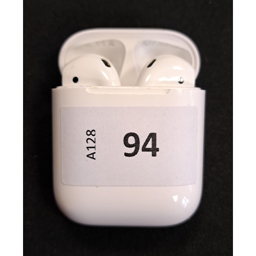 94 - PAIR OF APPLE AIRPODS 2ND GENERATION
in Lightning charging case