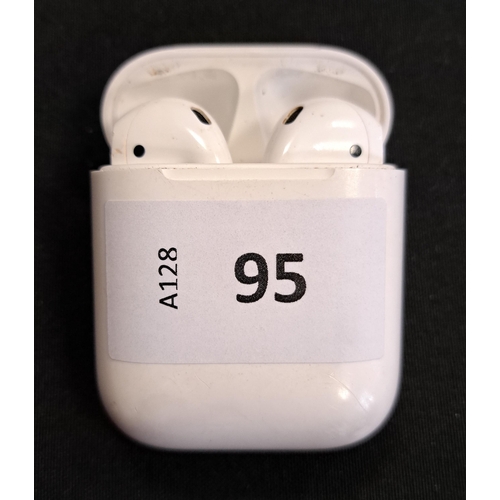 95 - PAIR OF APPLE AIRPODS 2ND GENERATION
in Lightning charging case