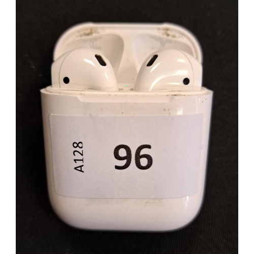 96 - PAIR OF APPLE AIRPODS 2ND GENERATION
in Lightning charging case