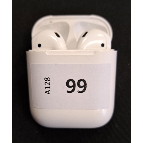 99 - PAIR OF APPLE AIRPODS 2ND GENERATION
in Lightning charging case