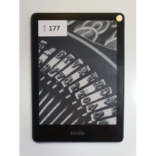 177 - AMAZON KINDLE PAPERWHITE 5 E-READER
serial number G001 PX11 2197 0B5R
Note: It is the buyer's respon... 