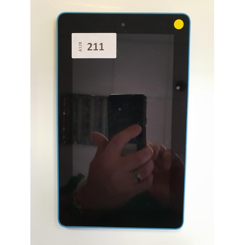 211 - AMAZON KINDLE FIRE 5th GENERATION
serial number G0W0 KH02 6477 051C
Note: It is the buyer's responsi... 