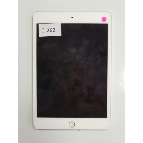 262 - APPLE IPAD MINI 5TH GEN - A2124 - WIFI & CELLULAR
serial number DMPCJ16SLMT8. IMEI 353178105893934. ... 