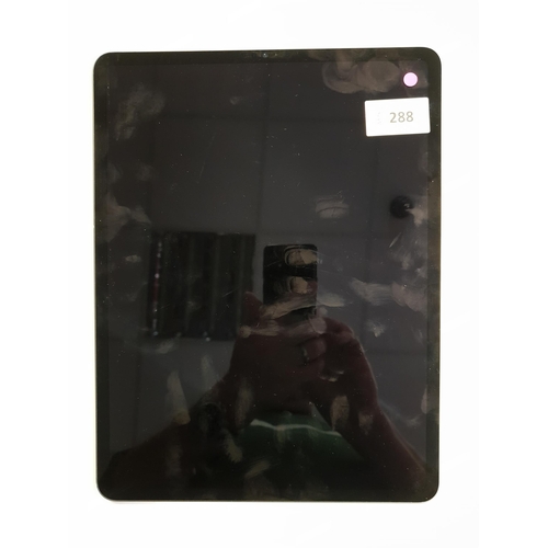 288 - APPLE IPAD PRO 12.9 INCH 5TH GEN - A2378 - WIFI 
serial number D977W7W075. Apple account locked. 
No... 