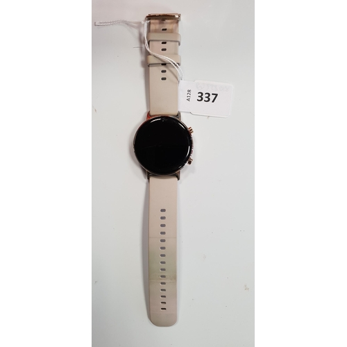 337 - HUAWEI GT2-2A9 SMART WATCH
model DAN-B19; serial number A0D807A322A907
Note: It is the buyer's respo... 