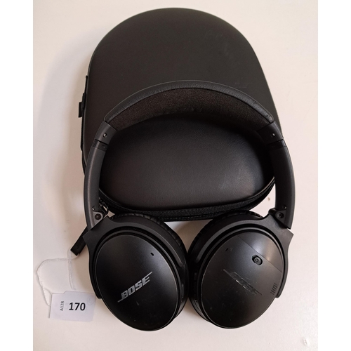 170 - PAIR OF BOSE QC-35 WIRLESS HEADPHONES
in Bose case