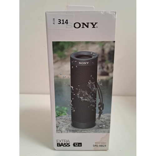 314 - NEW AND BOXED SONY SRS-XB23 SPEAKER