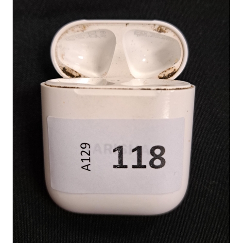 118 - APPLE AIRPODS LIGHTNING CHARGING CASE
Note: case is personalised