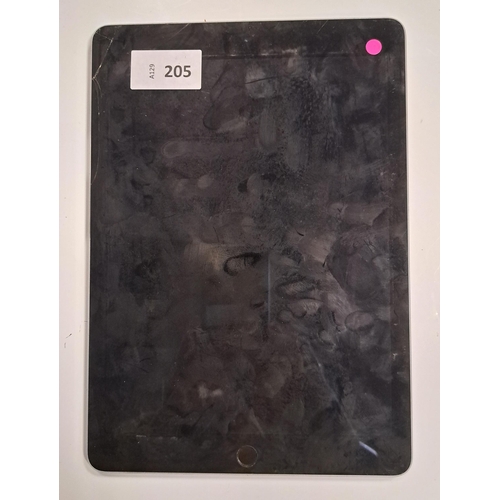 205 - APPLE IPAD PRO (9.7 INCH) - A1673 - WIFI 
serial number DMPRDHEMH1M9. Apple account locked. Cracked ... 