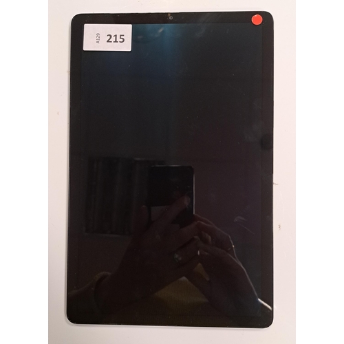 215 - SAMSUNG GALAXY TAB S5E
Model: T720.  S/N R52MB1DK1HE. Google Account Locked.  Note: It is the buyer'... 