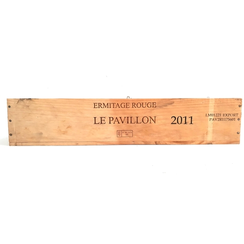 306 - M. CHAPOUTIER LE PAVILLON ERMITAGE 2011
6 bottles, in original wooden case, 75cl and 14.5%