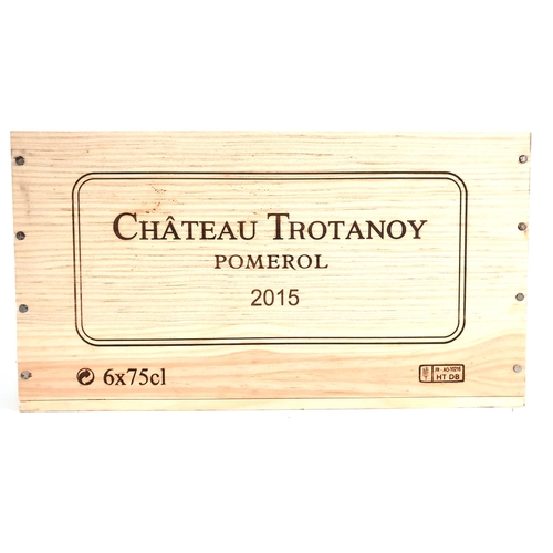 310 - CHATEAU TROTANOY POMEROL 2015
6 bottles, in original wooden case, 75cl and 15%