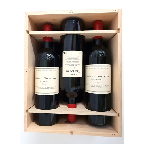 310 - CHATEAU TROTANOY POMEROL 2015
6 bottles, in original wooden case, 75cl and 15%