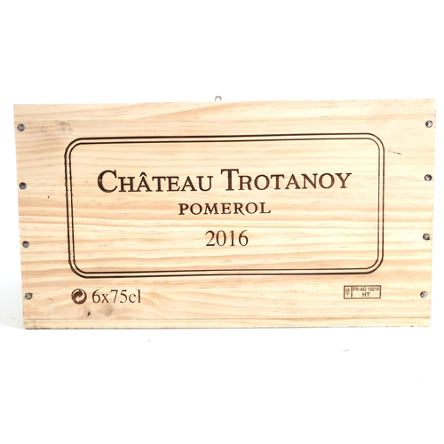 311 - CHATEAU TROTANOY POMEROL 2016
6 bottles, in original wooden case, 75cl and 15%