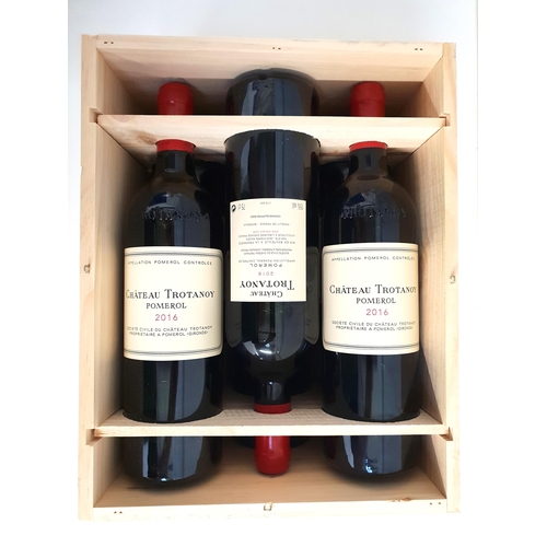 311 - CHATEAU TROTANOY POMEROL 2016
6 bottles, in original wooden case, 75cl and 15%