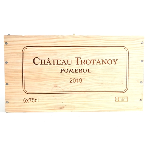 312 - CHATEAU TROTANOY POMEROL 2019
6 bottles, in original wooden case, 75cl and 15%