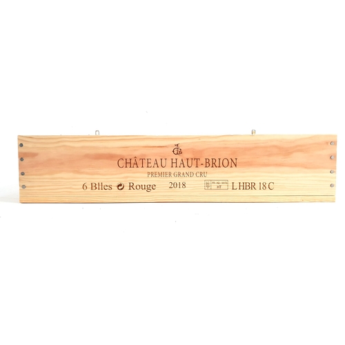 318 - CHATEAU HAUT-BRION PESSAC LEOGNAN 2018
6 bottles, Premier Grand Cru Classé, in original wooden case,... 