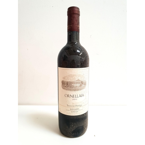 320 - ORNELLAIA BOLGHERI SUPERIORE 2005 
3 bottles, in original wooden case (top lacking), 75cl and 14.5%