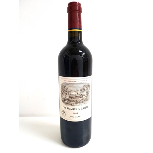 334 - CARRUADES DE LAFITE PAUILLAC 2005
1 bottle, 75cl and 13%