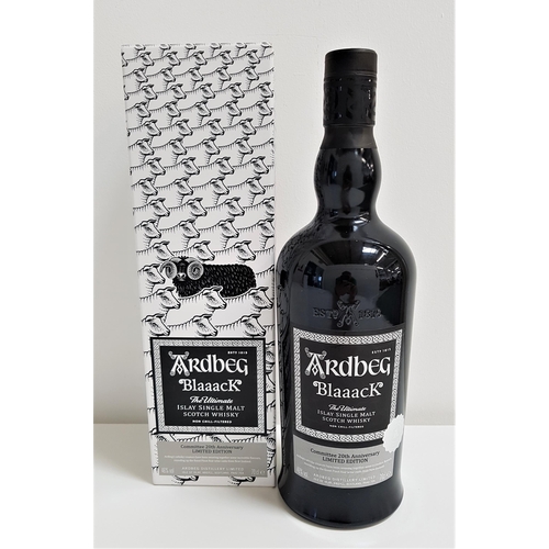 284 - ARDBEG BLAAACK ISLAY SINGLE MALT SCOTCH WHISKY
Committee 20th Anniversary 2020 Limited edition. 70cl... 