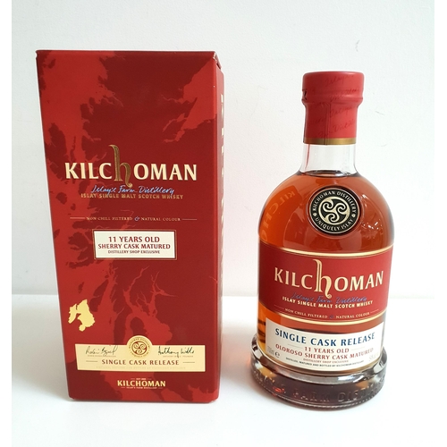 285 - KILCHOMAN 11 YEAR OLD ISLAY SINGLR MALT SCOTCH WHISKY
Single Cask Release - Distillery Shop Exclusiv... 