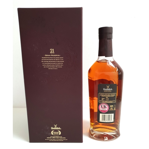 287 - GLENFIDDICH 21 YEAR OLD SINGLE MALT SCOTCH WHISKY - GRAN RESERVA
Rum cask finish. 70cl and 40% abv. ... 