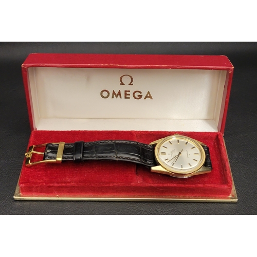 56 - GENTLEMAN'S OMEGA CONSTELLATION AUTOMATIC WRISTWATCH
the silvered dial with baton five minute marker... 