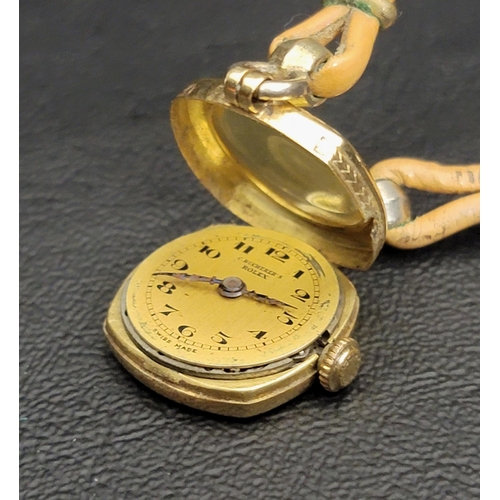 88 - LADIES C. BUCHERER'S ROLEX EIGHTEEN CARAT GOLD CASED WRISTWATCH 
circa 1920s/30s, the gilt dial with... 