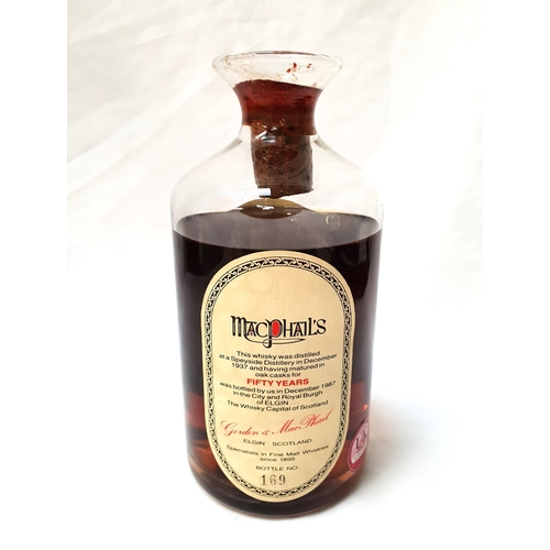 283 - MACPHAIL'S 50 YEAR OLD HIGHLAND MALT SCOTCH WHISKY
Distilled December 1937 and bottled December 1987... 