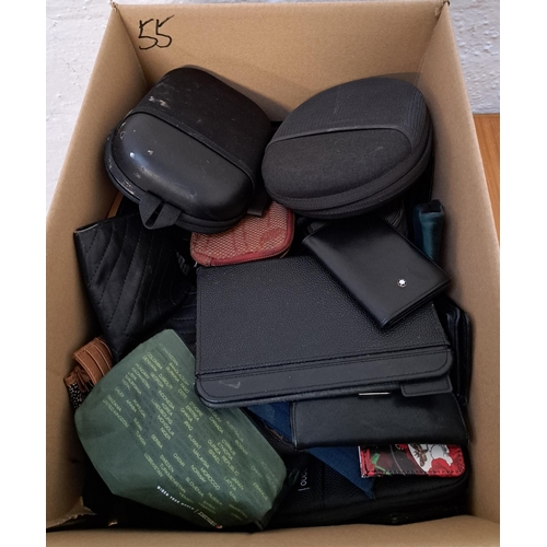 ONE BOX OF PROTECTIVE CASES, PURSES AND WALLETS