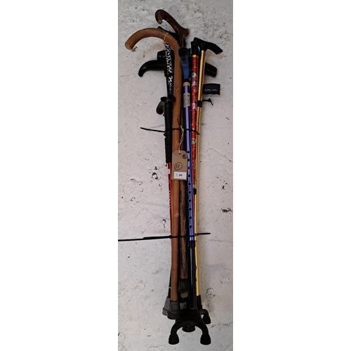 69 - SELECTION OF ELEVEN WALKING STICKS