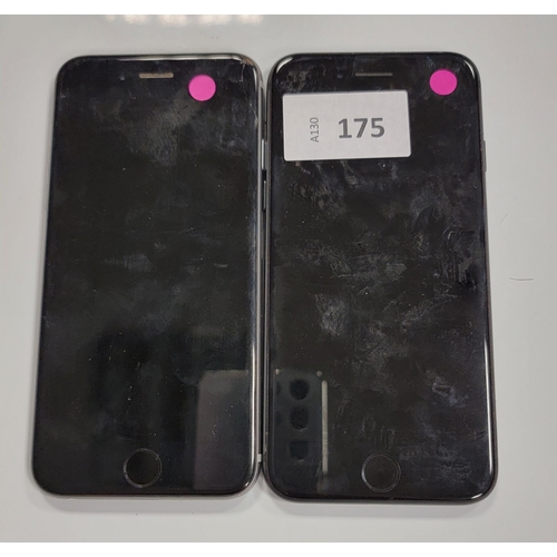 TWO APPLE IPHONES
comprising an iphone 7, IMEI - 355341081176660; and a 6s, IMEI 356648082877206 (crack to top of screen and stickers to reverse); both Apple account locked.
Note: It is the buyer's responsibility to make all necessary checks prior to bidding to establish if the device is blacklisted/ blocked/ reported lost. Any checks made by Mulberry Bank Auctions will be detailed in the description. Please Note - No refunds will be given if a unit is sold and is subsequently discovered to be blacklisted or blocked etc.