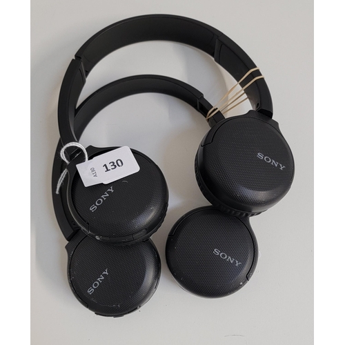 TWO PAIRS OF SONY WH-CH510 HEADPHONES