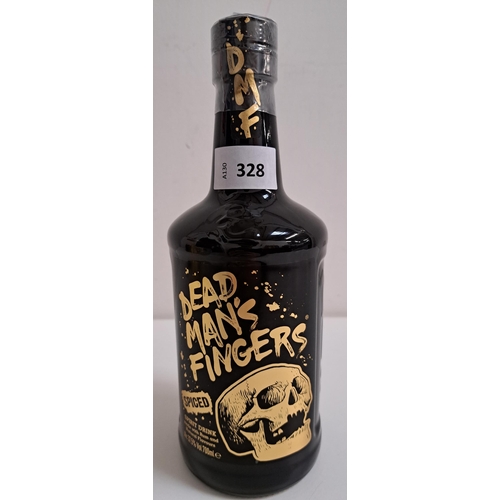 BOTTLE OF DEAD MAN'S FINGERS 
spiced rum (700ml, 37.5%) 
Note: You must be over the age of 18 to bid on this lot.