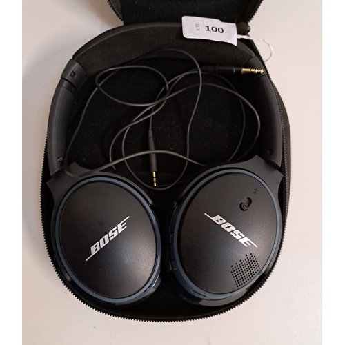 100 - PAIR OF BOSE SOUNDLINK HEADPHONES
in Bose case