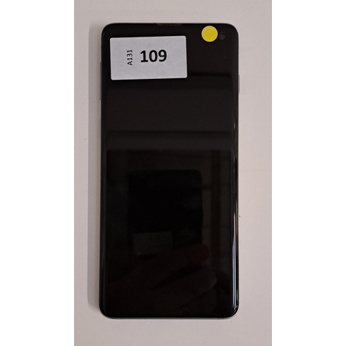 SAMSUNG GALAXY S10
model SM-G973F/DS; IMEI 356163111868796; Google Account Locked.
Note: badly cracked back
Note: It is the buyer's responsibility to make all necessary checks prior to bidding to establish if the device is blacklisted/ blocked/ reported lost. Any checks made by Mulberry Bank Auctions will be detailed in the description. Please Note - No refunds will be given if a unit is sold and is subsequently discovered to be blacklisted or blocked etc.