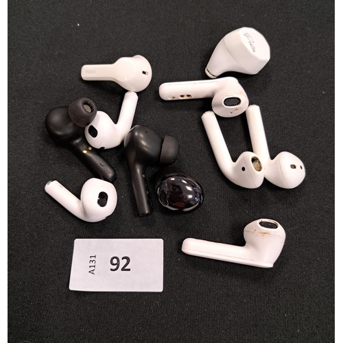 SELECTION OF LOOSE EARBUDS
including Apple and Soundcore (11)