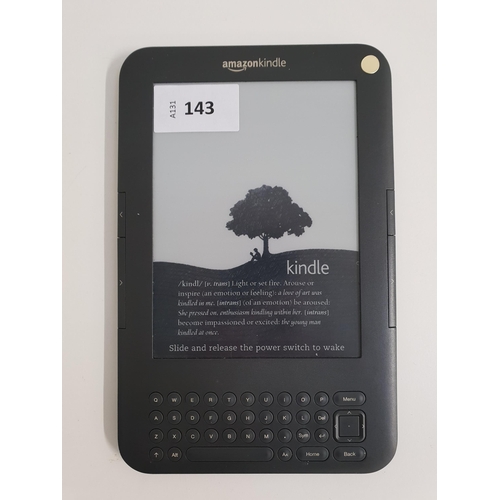 AMAZON KINDLE 3 WIFI E-READER
serial number B008 A0A0 0513 84E7
Note: It is the buyer's responsibility to make all necessary checks prior to bidding to establish if the device is blacklisted/ blocked/ reported lost. Any checks made by Mulberry Bank Auctions will be detailed in the description. Please Note - No refunds will be given if a unit is sold and is subsequently discovered to be blacklisted or blocked etc.
