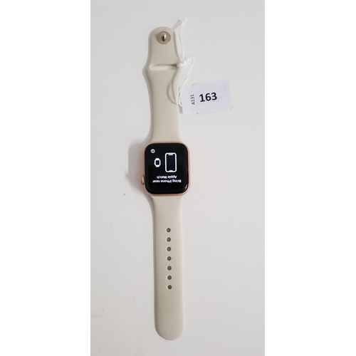 APPLE WATCH SERIES 6
40mm case; model A2291; S/N GY6FC8M5Q1RG; Apple Account Locked 
Note: scratches to face
Note: It is the buyer's responsibility to make all necessary checks prior to bidding to establish if the device is blacklisted/ blocked/ reported lost. Any checks made by Mulberry Bank Auctions will be detailed in the description. Please Note - No refunds will be given if a unit is sold and is subsequently discovered to be blacklisted or blocked etc.